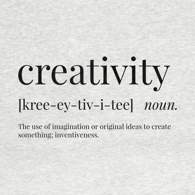 Creativity Definition by definingprints